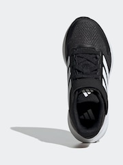 Noir/Blanc - adidas Kids Runfalcon 5 Trainers - Image 6 de 9