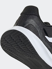 Noir/Blanc - adidas Kids Runfalcon 5 Trainers - Image 8 de 9