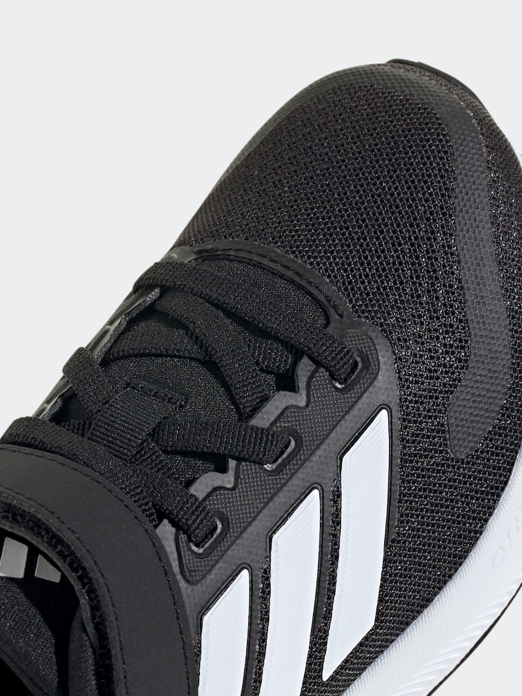 Noir/Blanc - adidas Kids Runfalcon 5 Trainers - Image 9 de 9