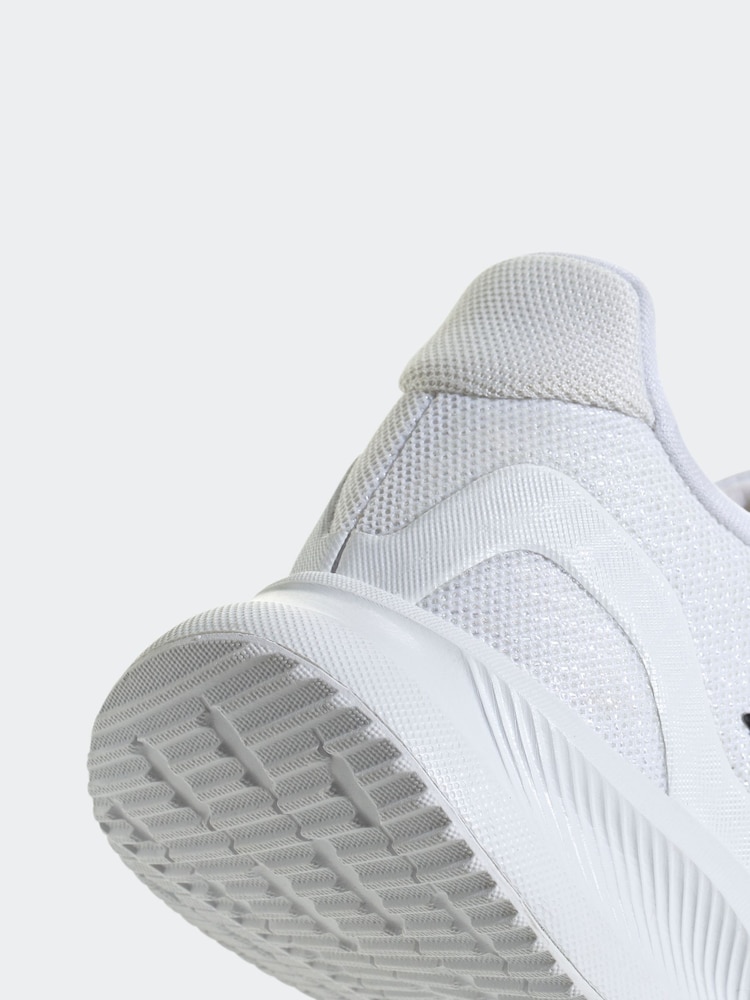 adidas White/Black Kids Runfalcon 5 Trainers - Image 8 of 8