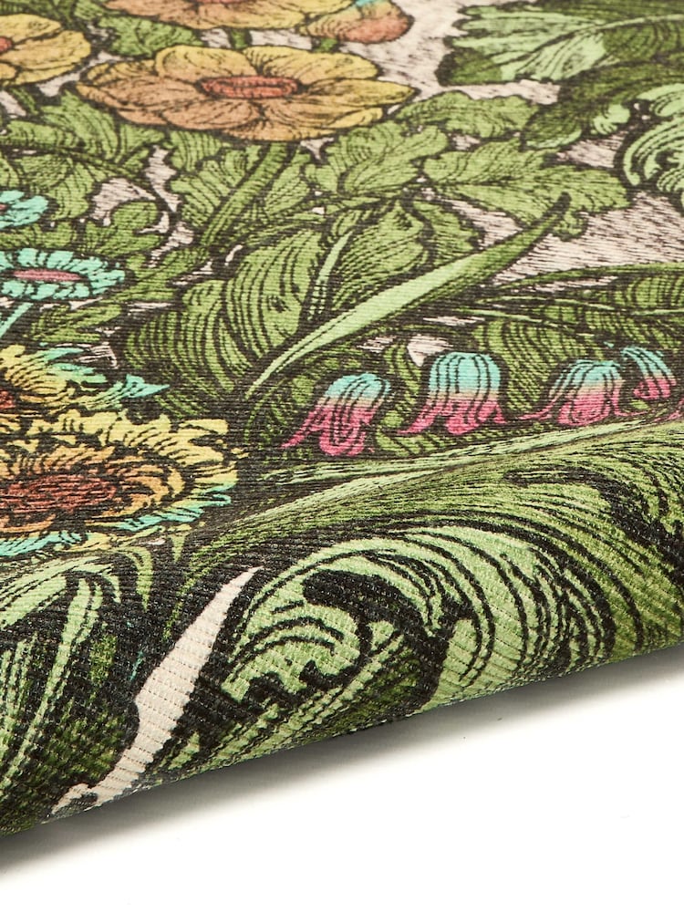 Laurence Llewelyn-Bowen Green Hedgerovia Washable Flat Weave Rug - Image 6 of 6 Laurence Llewelyn-Bowen Green Hedgerovia Washable Flat Weave Rug - Image 6 of 6