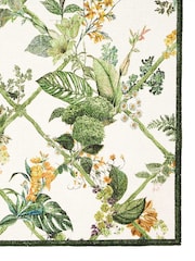 Laurence Llewelyn-Bowen White Cotswold Fantasia Washable Flat Weave Rug - Image 4 of 6