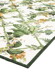 Laurence Llewelyn-Bowen White Cotswold Fantasia Washable Flat Weave Rug - Image 5 of 6