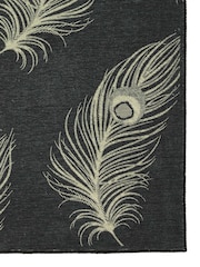 Laurence Llewelyn-Bowen Black/Gold Dandy Washable Flat Weave Rug - Image 4 of 6
