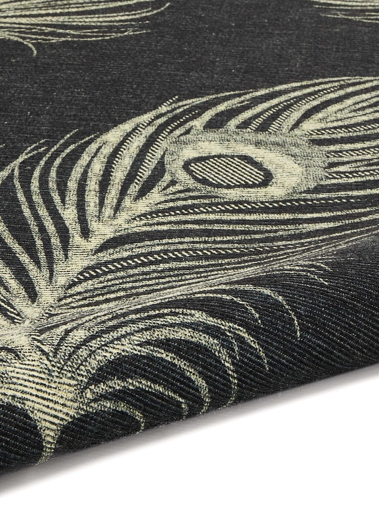 Laurence Llewelyn-Bowen Black/Gold Dandy Washable Flat Weave Rug - Image 6 of 6