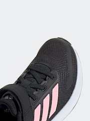 adidas Black/Pink Kids Runfalcon 5 Trainers - Image 10 of 10