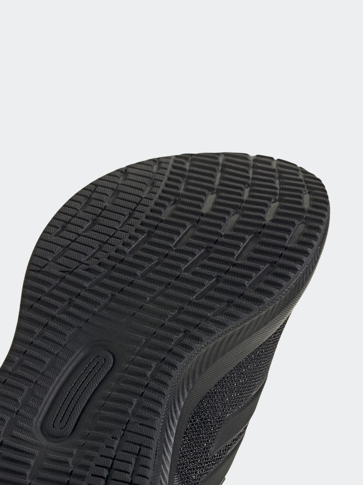adidas Black Kids Runfalcon 5 Trainers - Image 8 of 9