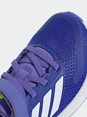 adidas Blue/White Kids Runfalcon 5 Trainers - Image 3 of 9