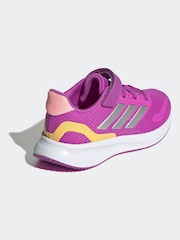 adidas Purple Kids Runfalcon 5 Trainers - Image 4 of 9