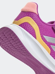adidas Purple Kids Runfalcon 5 Trainers - Image 8 of 9