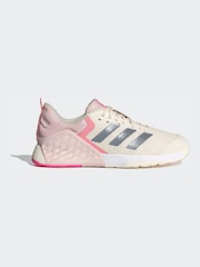 adidas Cream/Pink Dropset 3 Trainers - Image 1 of 9