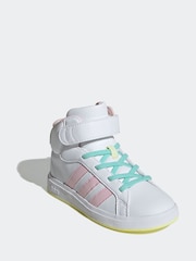 Белый - Детские туфли adidas Grand Court - Image 3 of 8