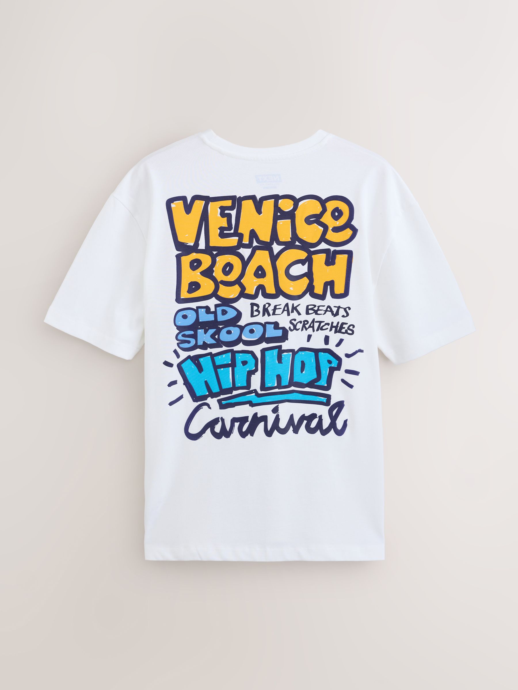 GOTCHA VENICE BEACH Tシャツ ホワイト Buy White Venice Beach Relaxed Fit Graphic Print Heavy Weight T