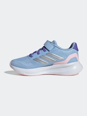 adidas Blue/Pink Kids Runfalcon 5 Trainers - Image 8 of 9