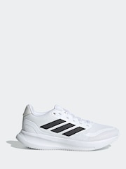 adidas White Junior Runfalcon Trainers - Image 1 of 5