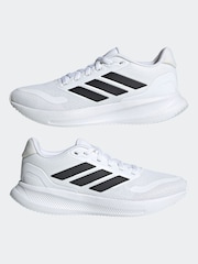adidas White Junior Runfalcon Trainers - Image 4 of 5