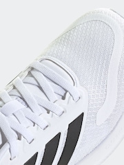 adidas White Junior Runfalcon Trainers - Image 5 of 5