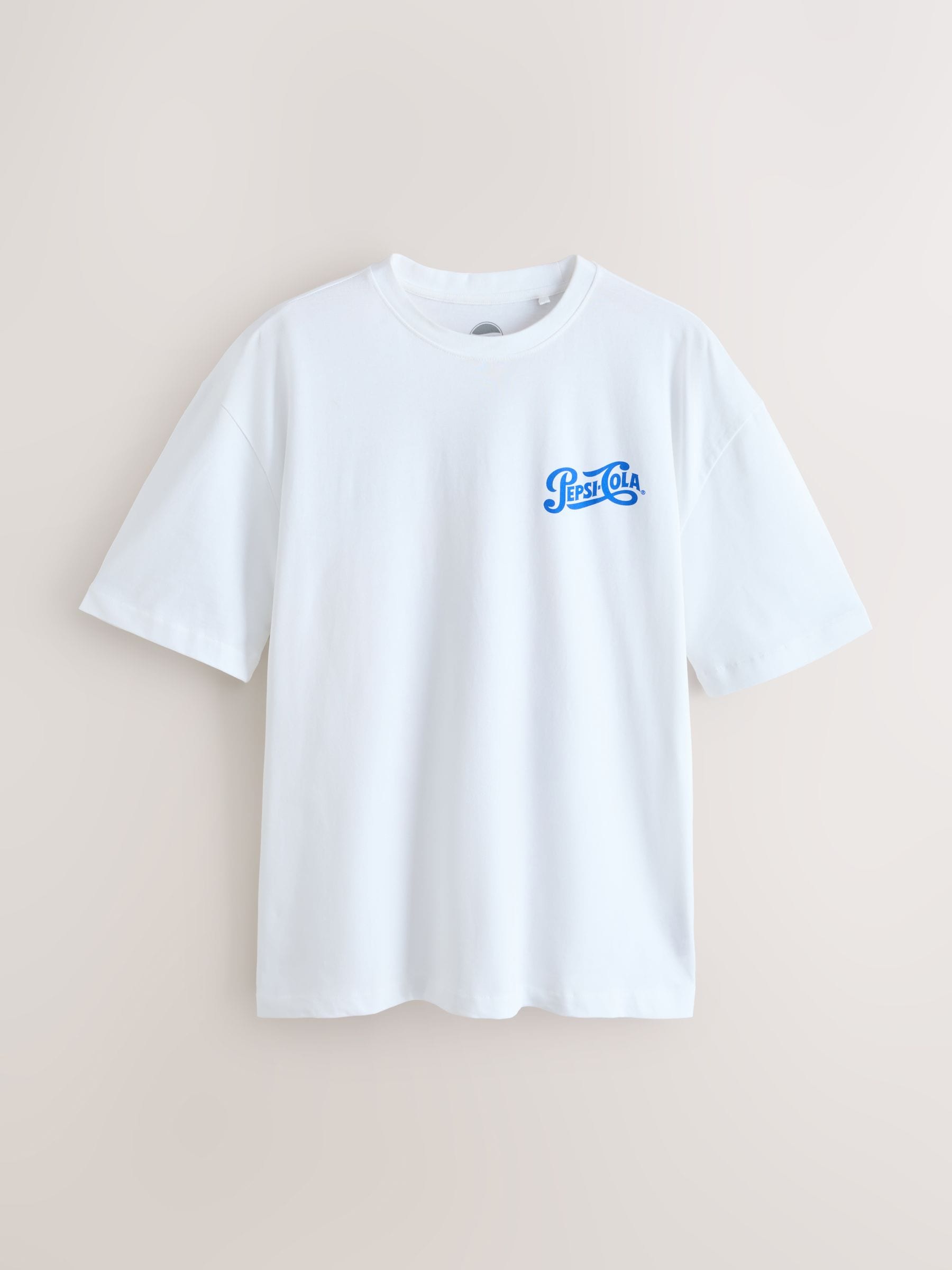 Buy White Pepsi Graphic T-Shirt from Next USA