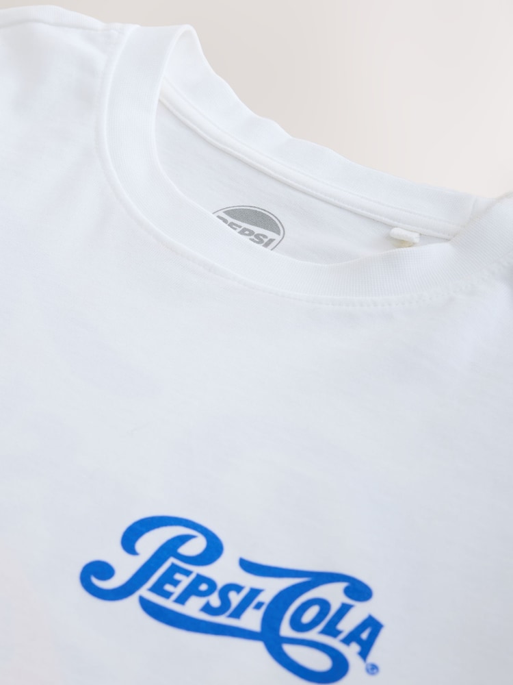 White Pepsi Graphic T-Shirt - Image 8 of 8
