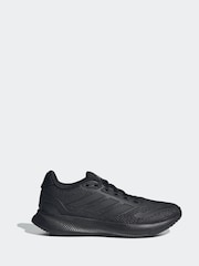 adidas Black Junior Runfalcon Trainers - Image 1 of 6