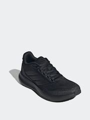 adidas Black Junior Runfalcon Trainers - Image 3 of 6