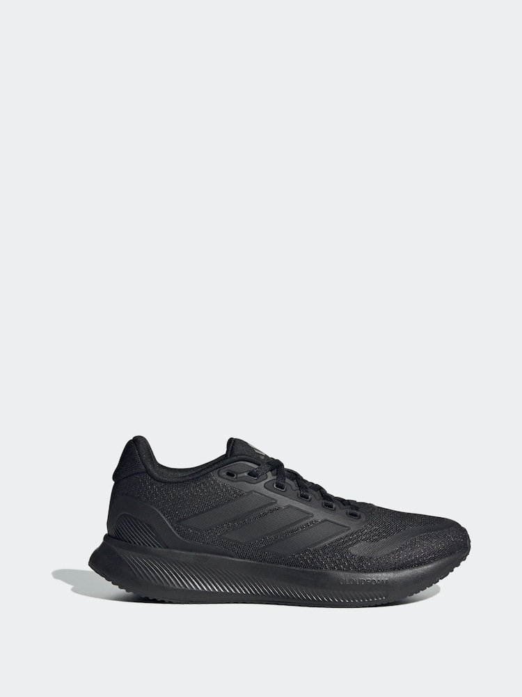 adidas Black Runfalcon 5 Lace Running Junior Trainers - Image 2 of 20 adidas Black Runfalcon 5 Lace Running Junior Trainers - Image 2 of 20