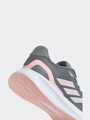 adidas Grey Runfalcon 5 Trainers - Image 10 of 11