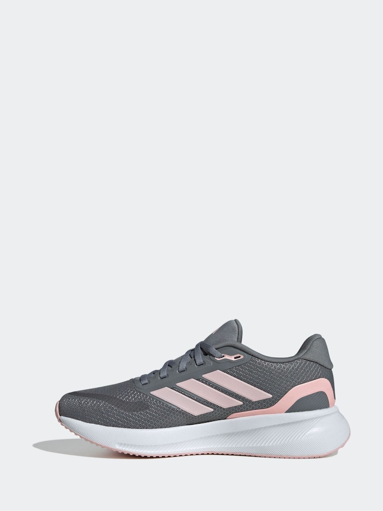 adidas Grey Runfalcon 5 Trainers - Image 2 of 11