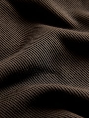 The Set 3 Pack Mandarin Collar Shirts Black/Cream/Brown - Image 10 of 10