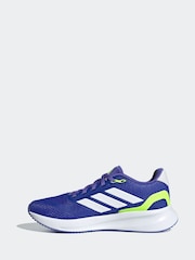adidas Blue Runfalcon Trainers - Image 2 of 9