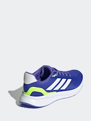 adidas Blue Runfalcon Trainers - Image 4 of 9