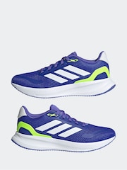 adidas Blue Runfalcon Trainers - Image 5 of 9