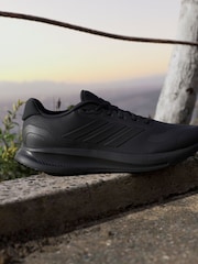 adidas Dark Black Runfalcon 5 Running Trainers - Image 10 of 15