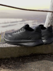 adidas Dark Black Runfalcon 5 Running Trainers - Image 12 of 15