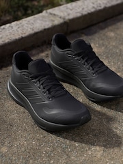 adidas Dark Black Runfalcon 5 Running Trainers - Image 14 of 15