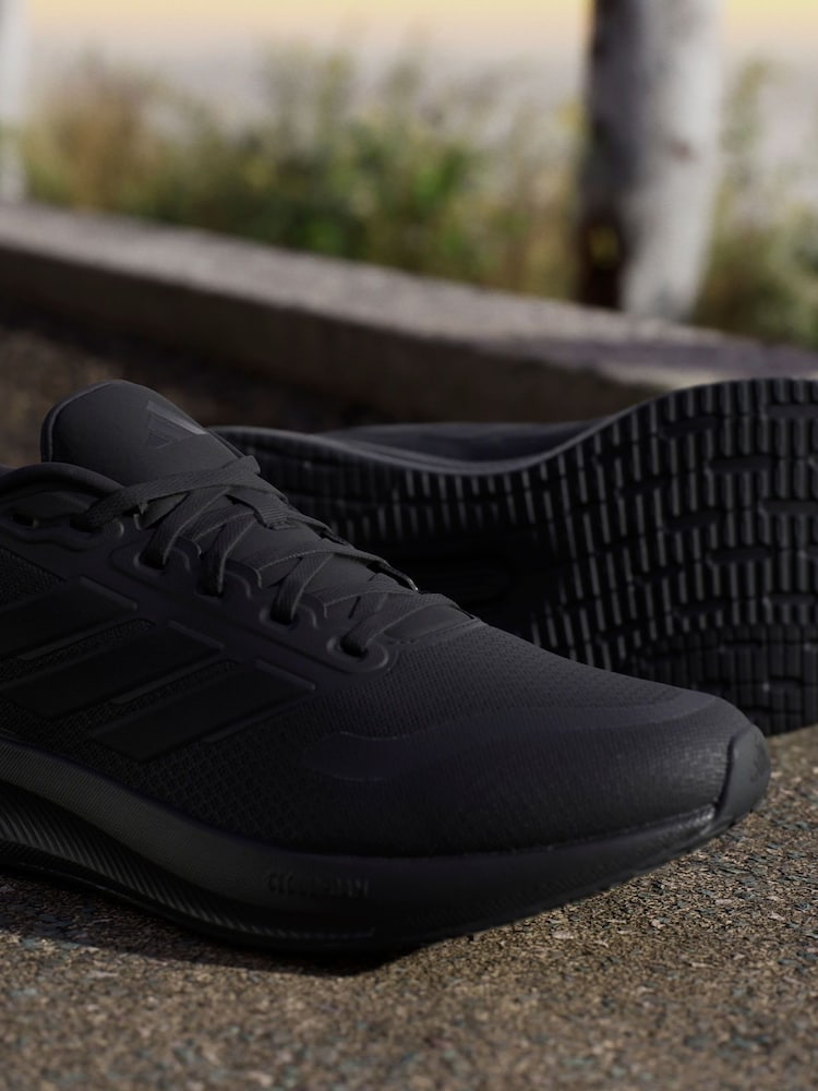 adidas Dark Black Runfalcon 5 Running Trainers - Image 15 of 15