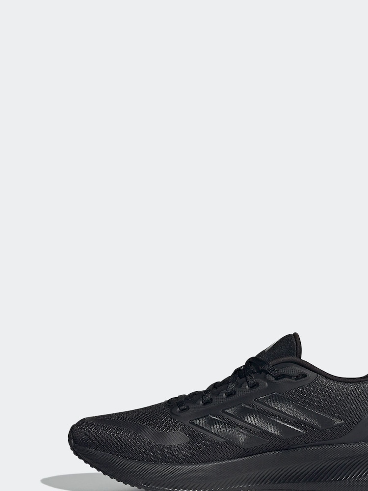 adidas Dark Black Runfalcon 5 Running Trainers - Image 2 of 15