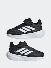 Preto/Branco - Tênis Infantil adidas Runfalcon 5 com Velcro Fácil de Calçar - Imagem 13 de 20