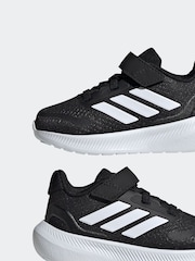 adidas Black Kids Runfalcon 5 Trainers - Image 5 of 9