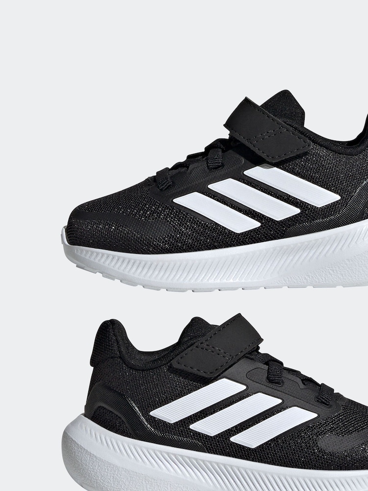שחור - נעלי ספורט לילדים דגם Runfalcon 5 של adidas - Image 5 of 9