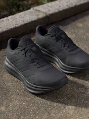 adidas Black Galaxy 7 Running Trainers - Image 8 of 18