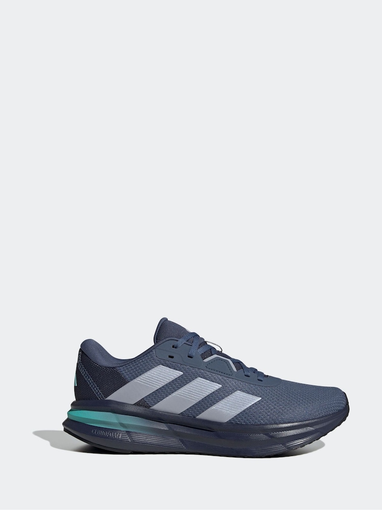 adidas Blue Galaxy 7 Running Trainers - Image 1 of 9