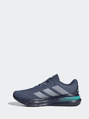 adidas Blue Galaxy 7 Running Trainers - Image 4 of 9