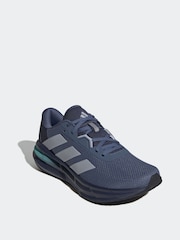adidas Blue Galaxy 7 Running Trainers - Image 5 of 9