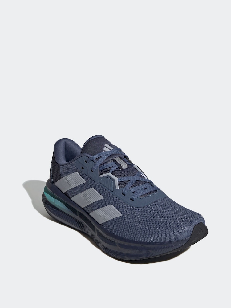 adidas Blue Galaxy 7 Running Trainers - Image 5 of 9