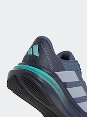 adidas Blue Galaxy 7 Running Trainers - Image 7 of 9