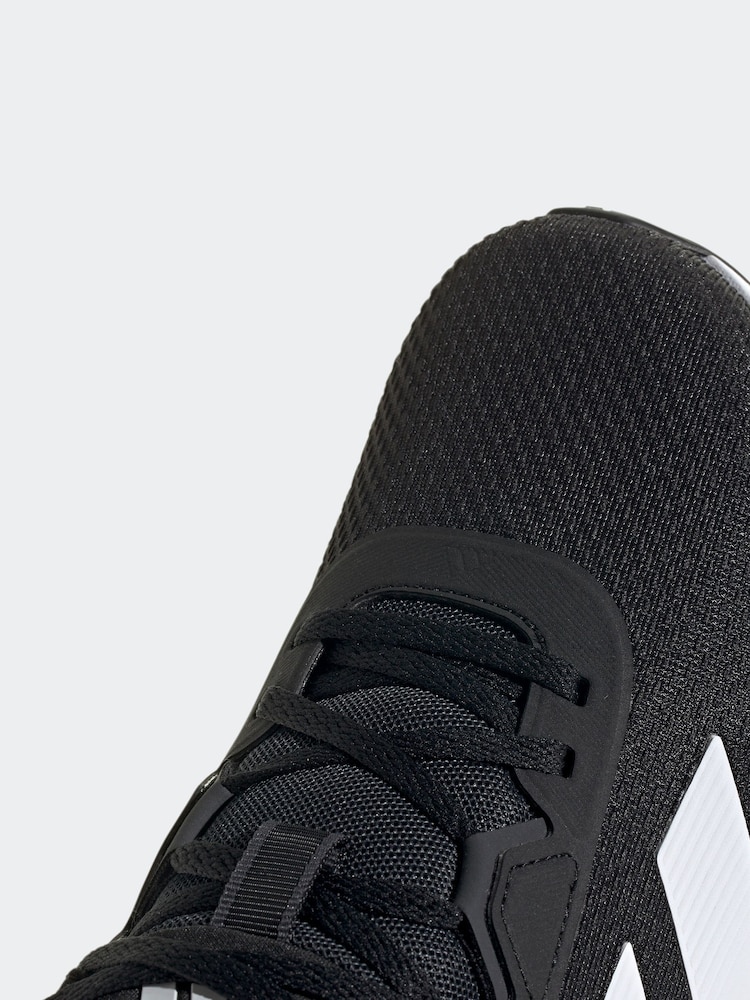 adidas Black/white Galaxy 7 Running Trainers - Image 14 of 17