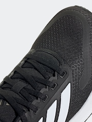 adidas Black/White Junior Runfalcon Trainers - Image 19 of 23