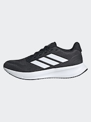 adidas Black/White Junior Runfalcon Trainers - Image 2 of 23