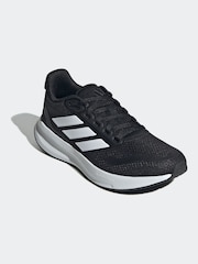 adidas Black/White Junior Runfalcon Trainers - Image 7 of 23